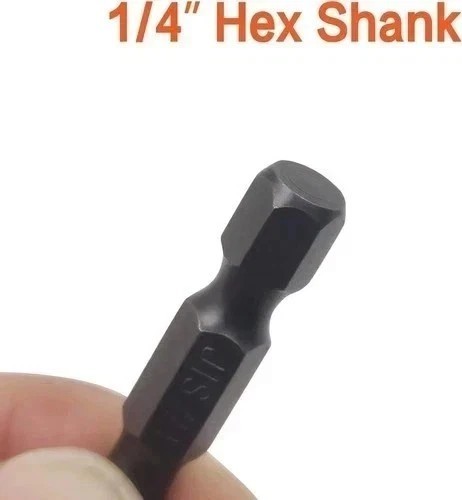 6Pcs 35Mm JIS Screwdriver Bit Set with Magnetic Tip, 1/4 Hex Shank, S2 Alloy_Ste