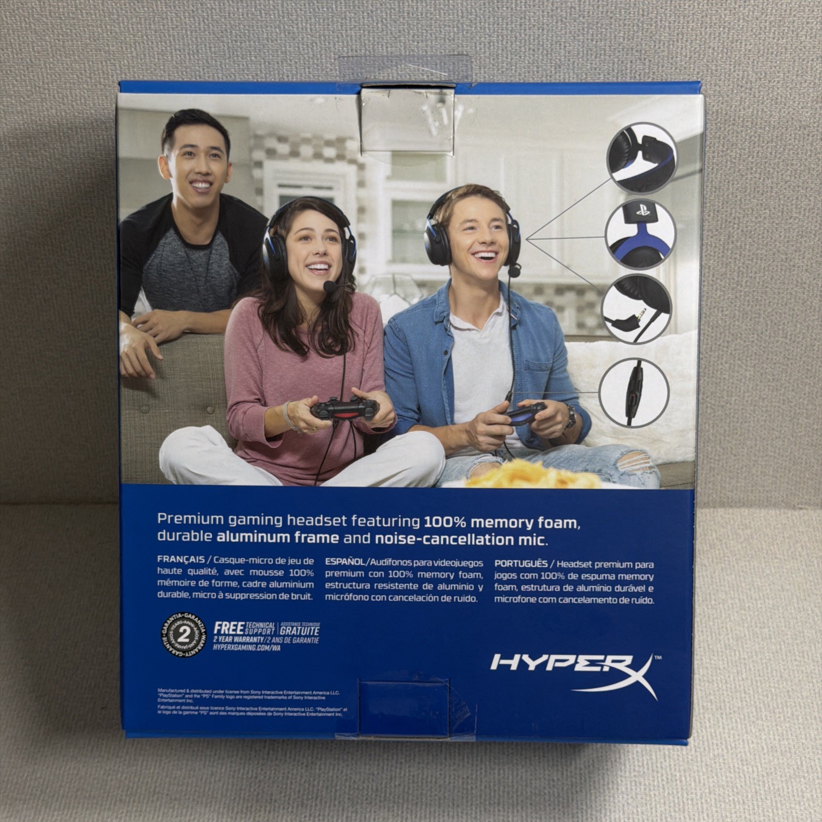 HyperX Cloud Wired Console Gaming Headset for PS4