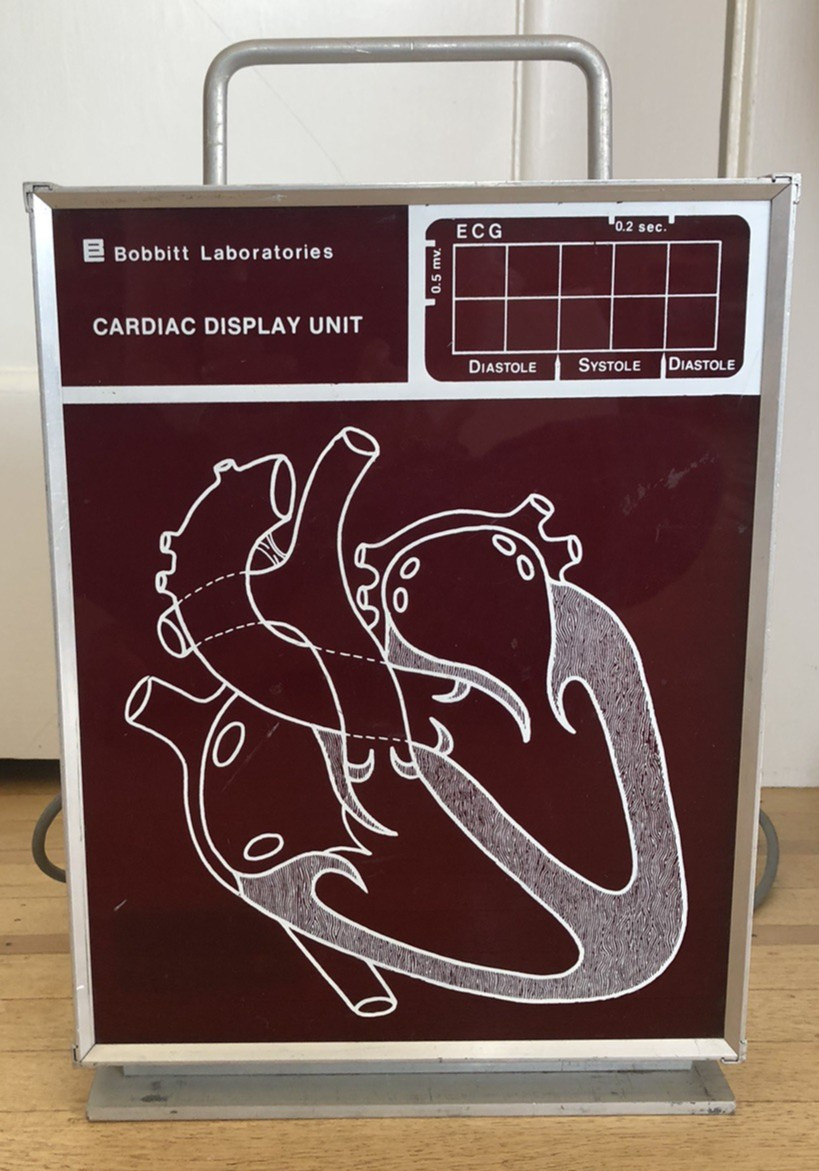 Vintage BOBBITT LABORATORIES Cardiac Display Unit FOR DISPLAY NOT WORKING