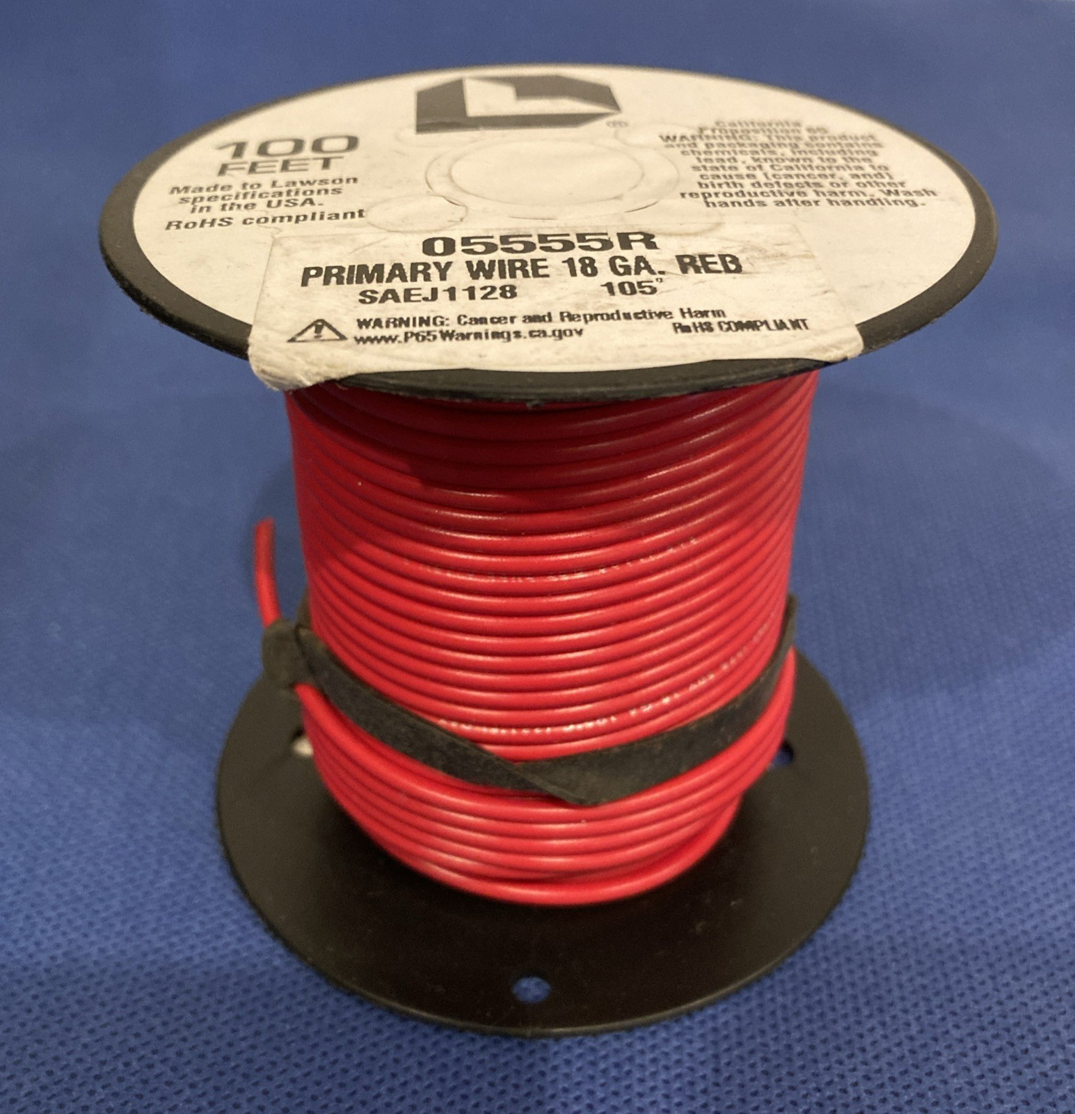 Lawson 5555R 18G primary wire 100'