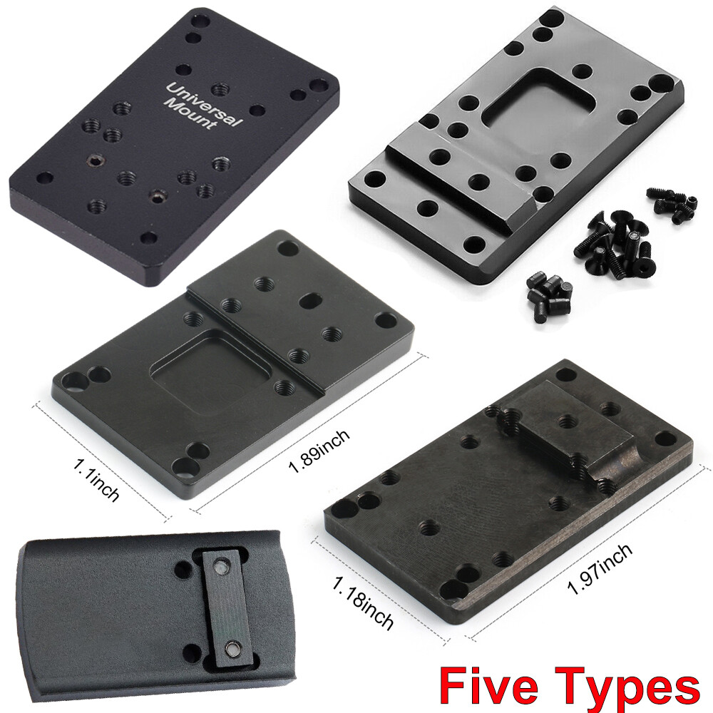 Red Dot Sight Mount Plate for Glock/Taurus PT111 G2 G2C/CZ 75B 85B 97B P-07 P-09