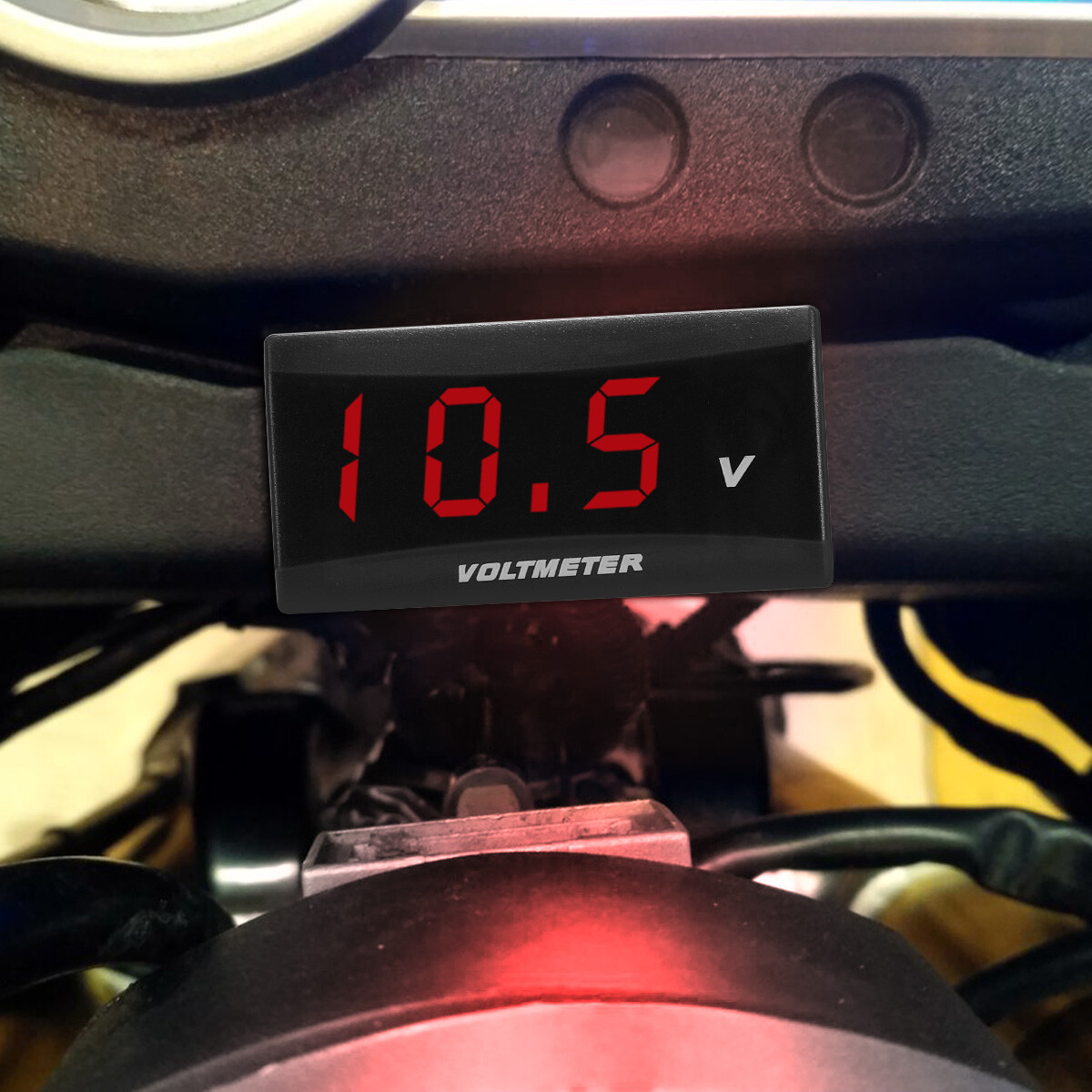 12V Digital LED Display Voltmeter Voltage Gauge Panel Meter for Motorcycle & Car