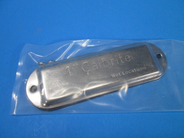 CALBRITE 1 in. Conduit Body Cover w/ Gasket - S61000SG00 - Wet Locations **NEW**