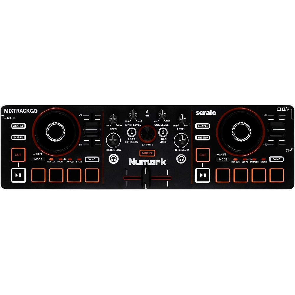 Numark MixTrack Go DJ Controller - Black