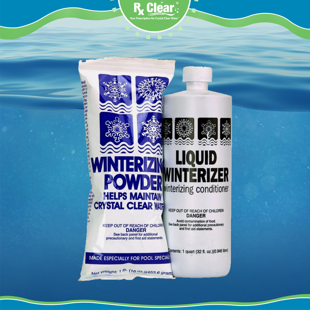 Rx Clear Swimming Pool Winter Chlorine Free Closing Kit Up To 10,000 Gallons