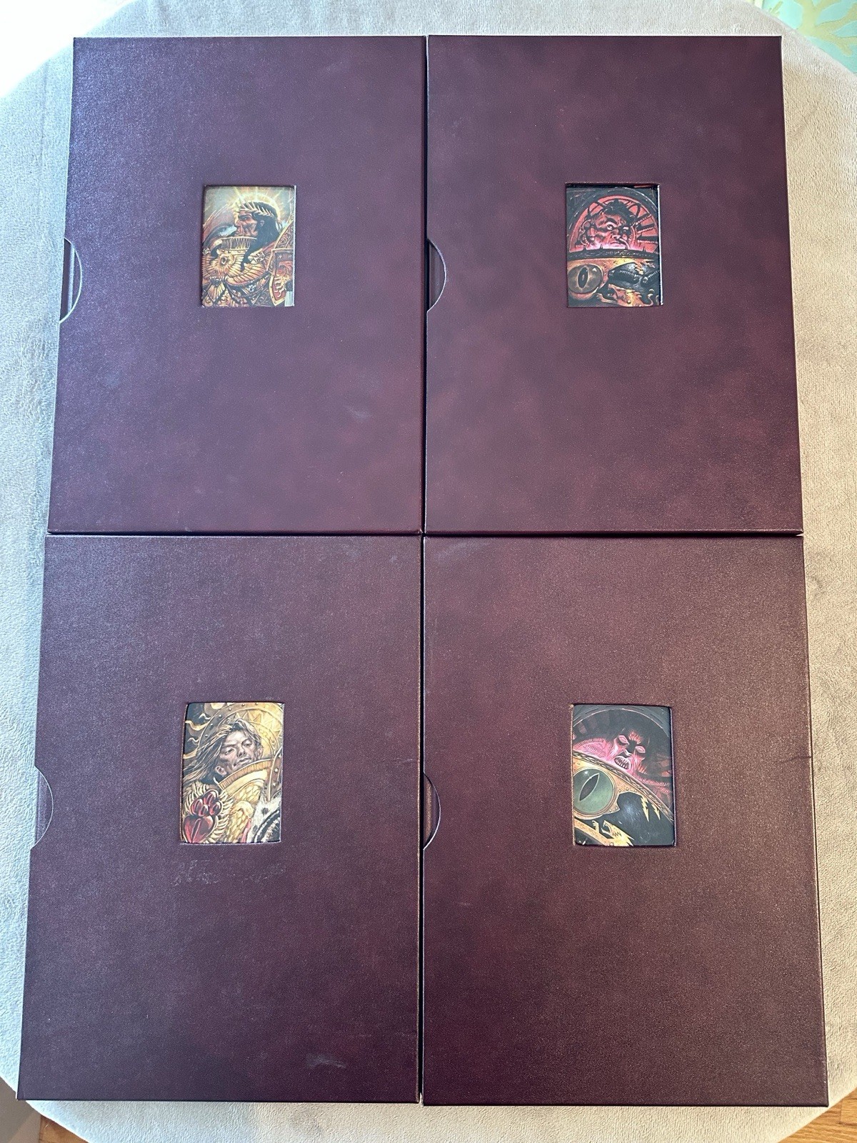The Horus Heresy Vol 1-4 Visions Slipcase Leather Collectors Limited Edition Set