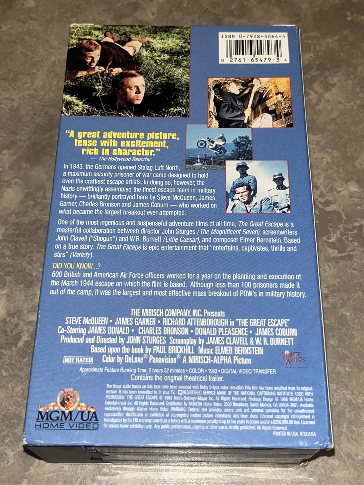 The Great Escape VHS 1996, 2-Tape Set ***TESTED***EUC***