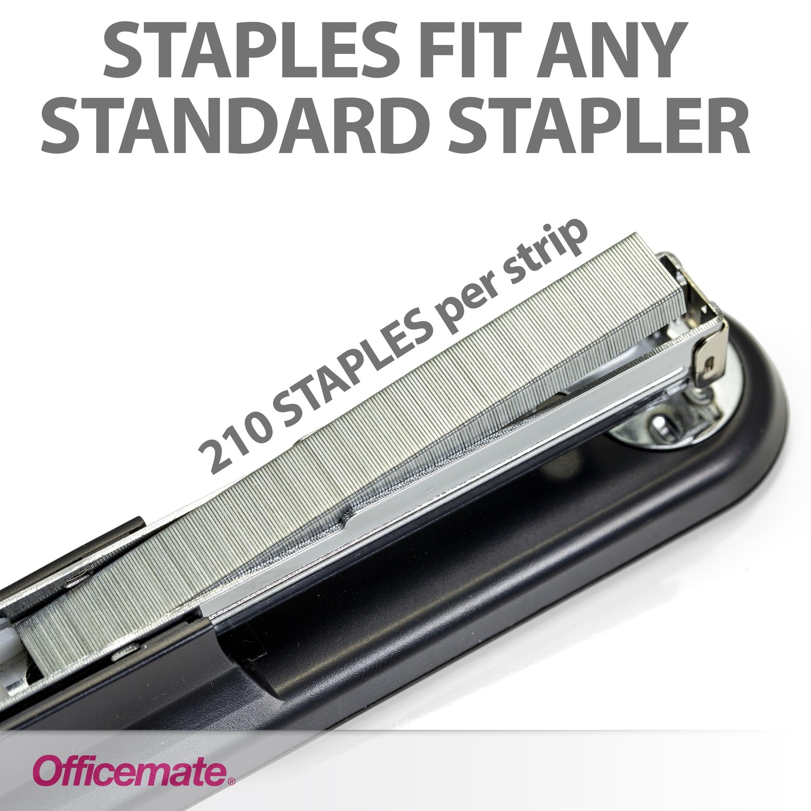 Silver Chisel Point Staples 1 Pack 210 Count Standard Full Strip for Staplers