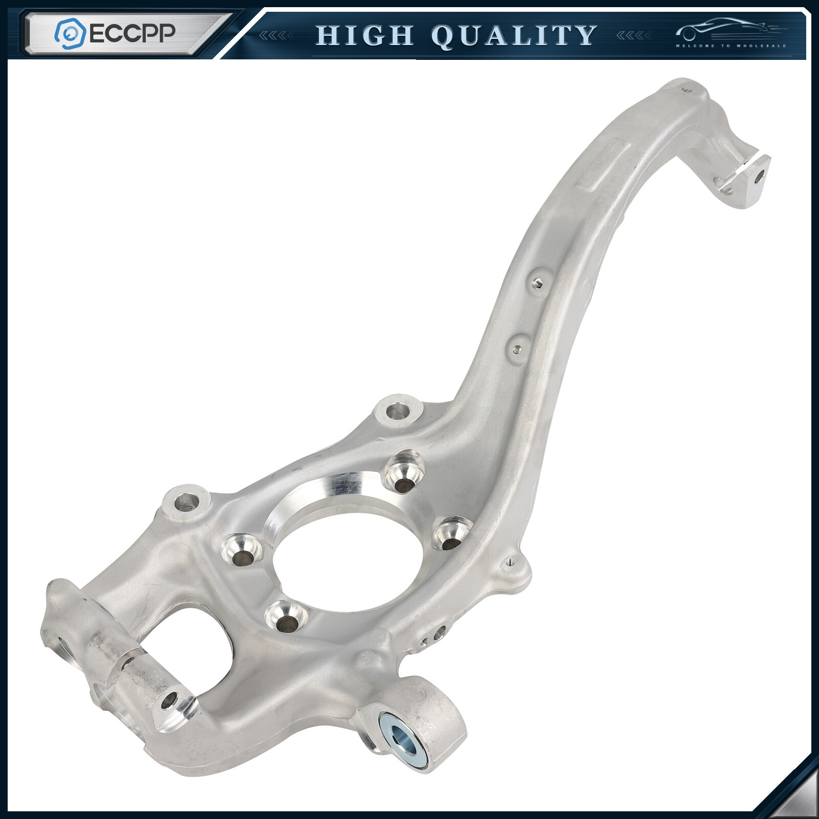 1X Front Driver Side Steering Knuckle For Audi A4 Quattro A5 Q5 S4 2010-2012