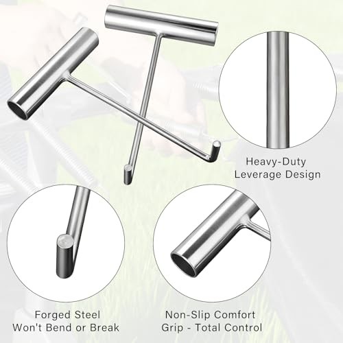 2 Pack Trampoline Spring Tool, Heavy Duty Spring Puller & Installation Silver