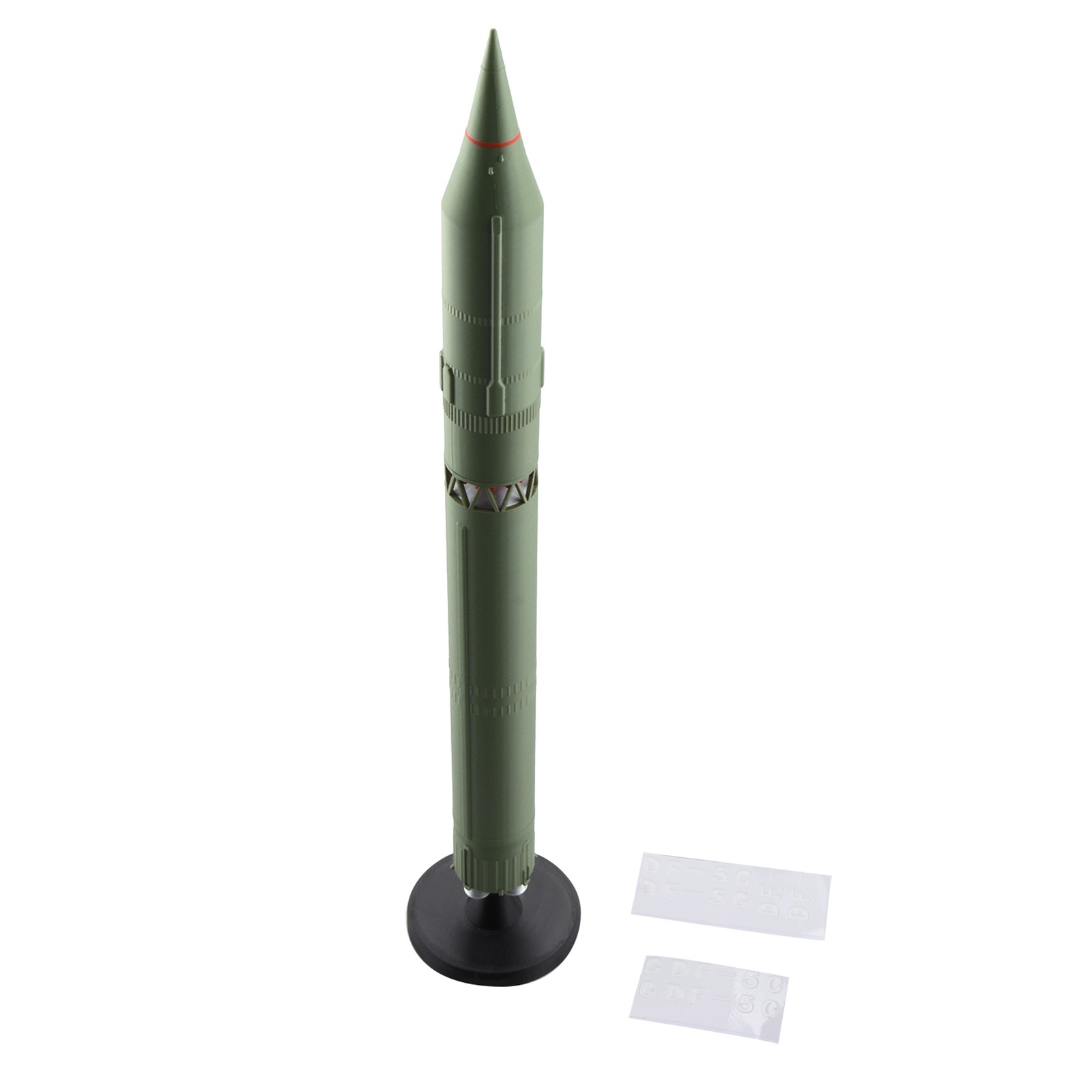 China's Dongfeng-5C Liquid-Fueled ICBM 1/72 Scale 45cm PLA Plastic Model Display