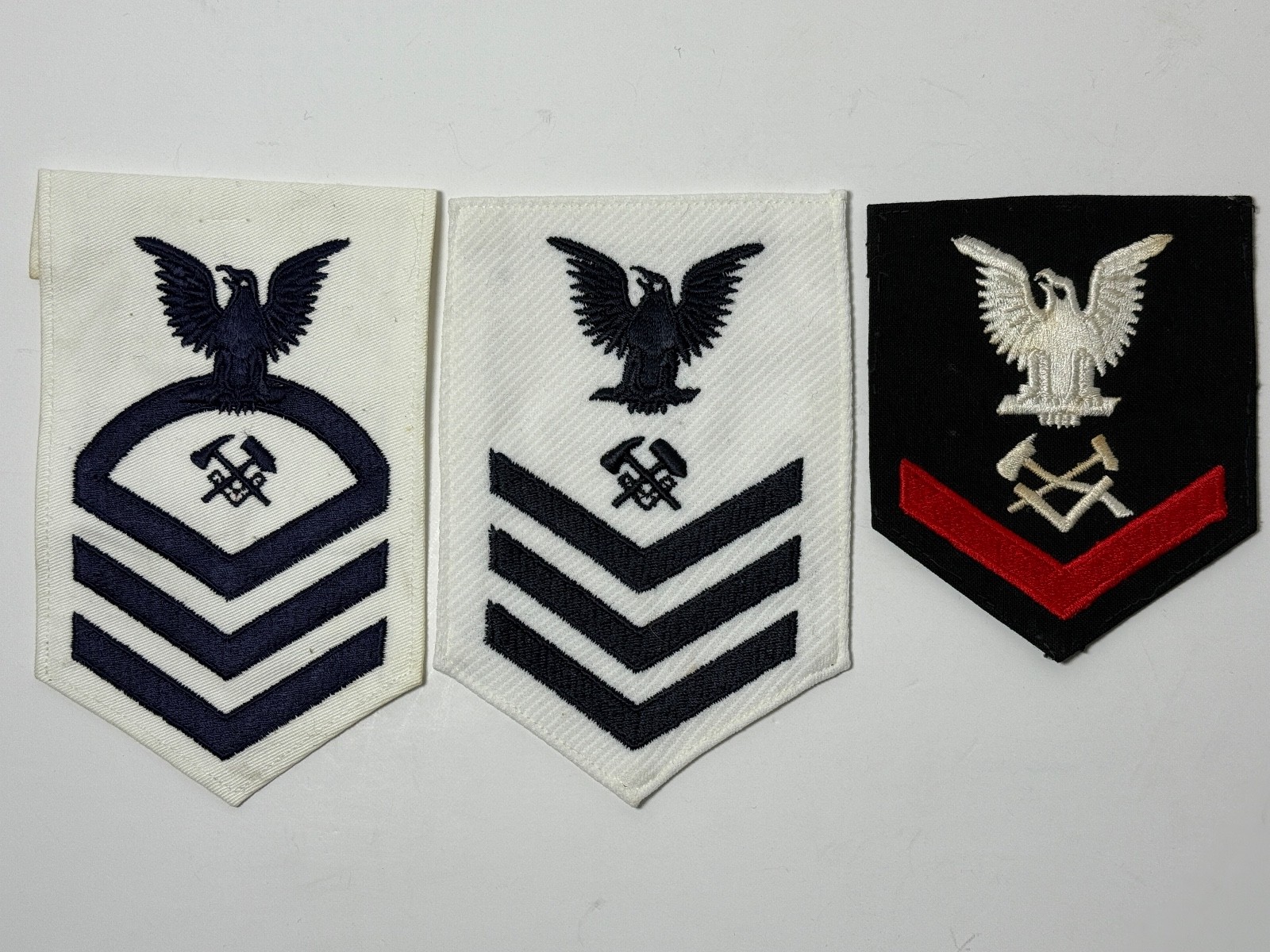 UNITED STATES NAVY, U.S.N. HULL MAINTENANCE, RATES, GROUP OF 3