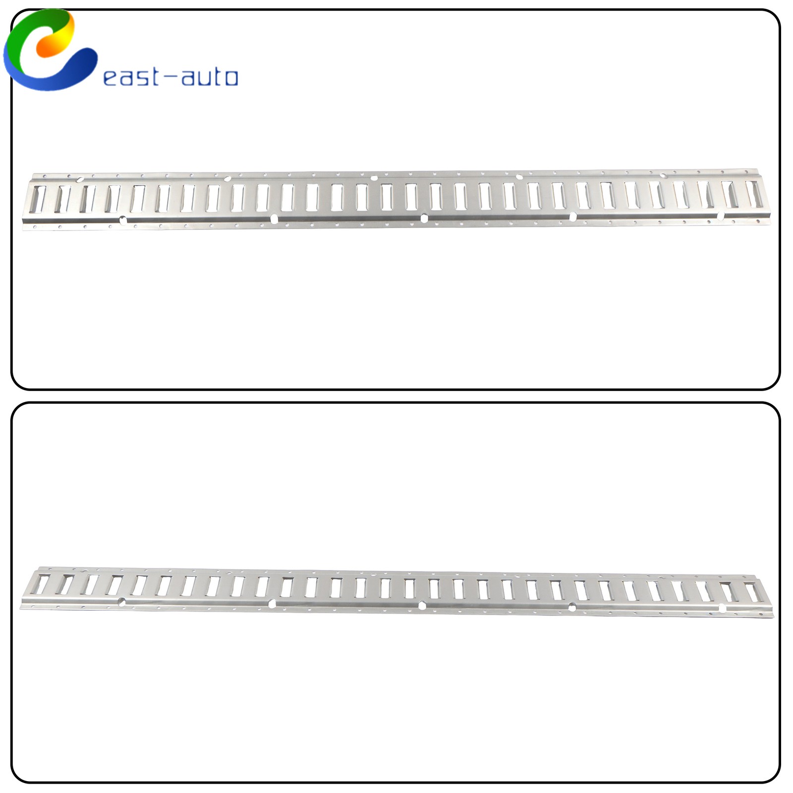 6 Pack 5' E Track Tie Down Rail Kit For Trailer Truck Van Galvanized Steel
