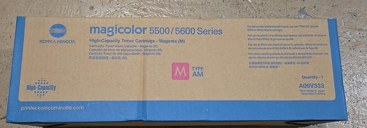 OEM Konica Minolta A06V333 Magenta Imaging Unit 5500/5600 High Capacity Series