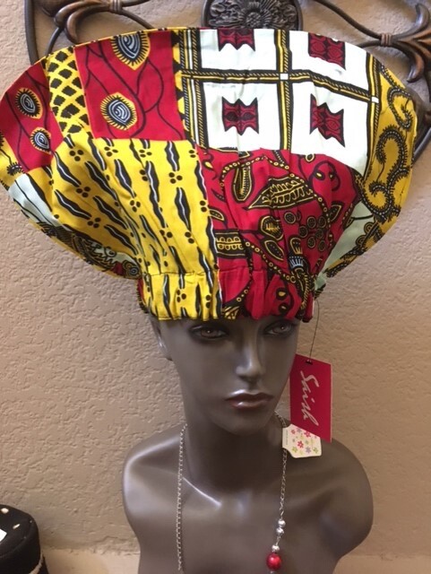 SALISH  Cotton Satin Bonnet Scrub Hat with Satin Lined  Multi- Color head wear.