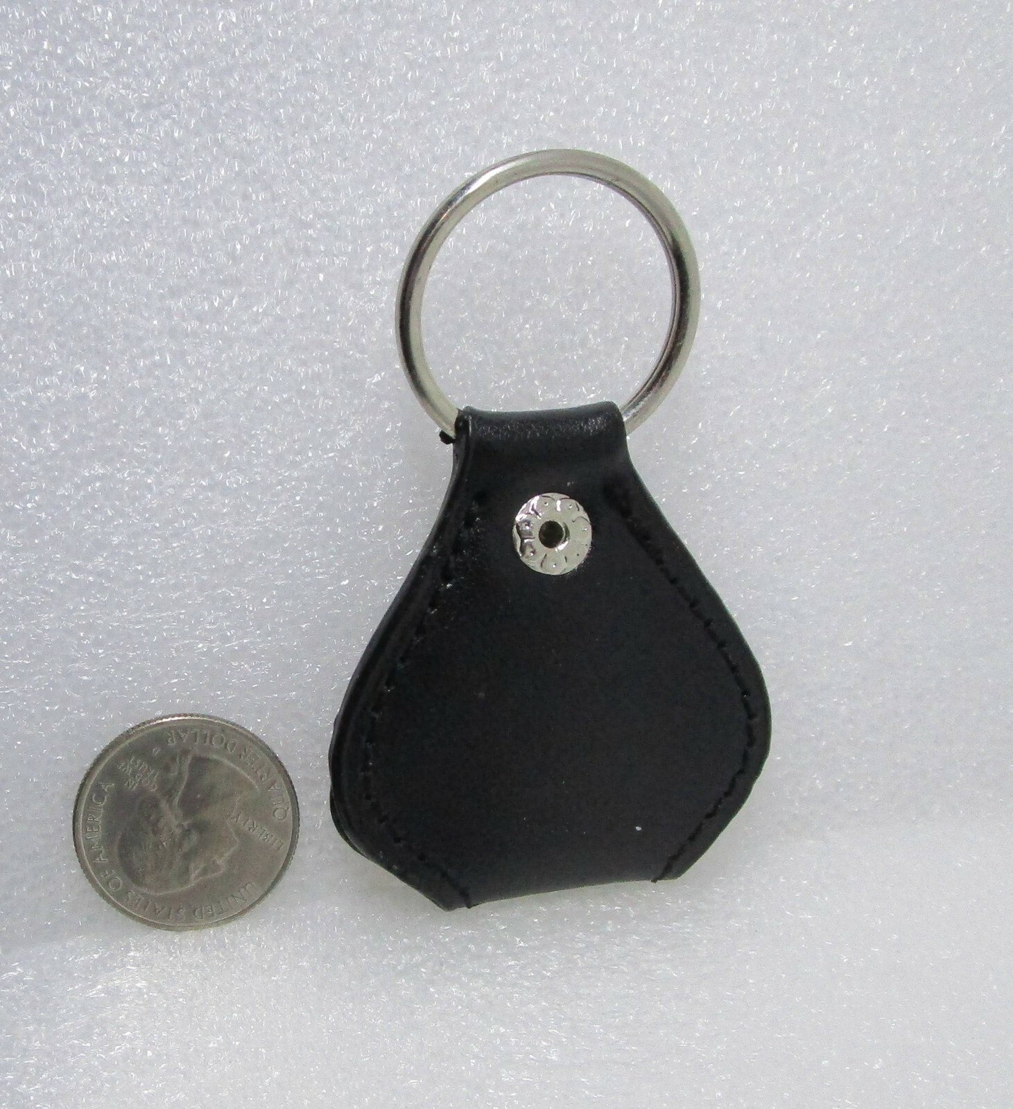 D'Addario Leather Keychain