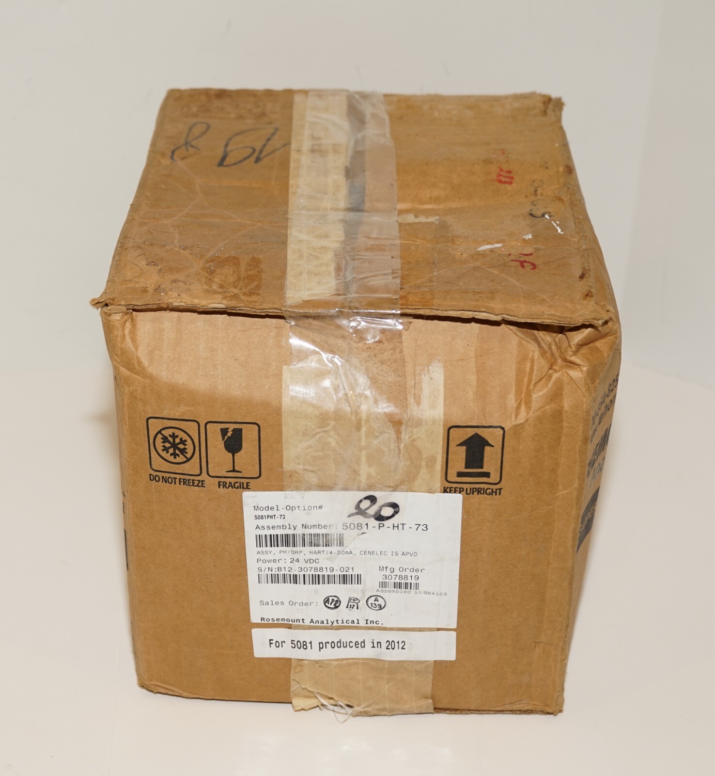 ROSEMOUNT 5081-P-HT-73 EXPLOSION-PROOF TRANSMITTER ATEX INT SAFE NEEDS SCREEN