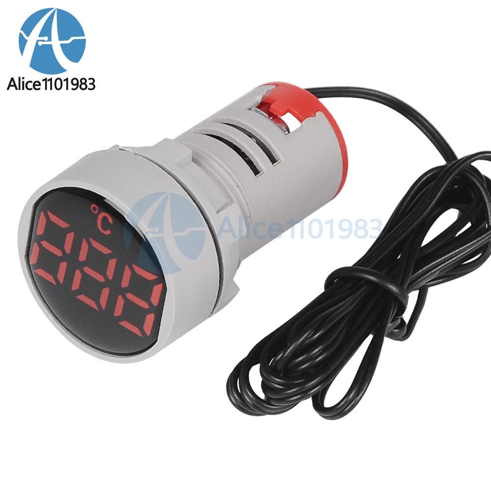 AC 50-380V LED Indicator Digital Display Thermometer Temperature Meter Tester