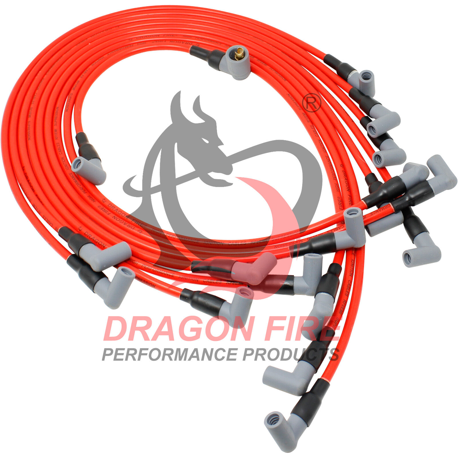 DRAGON FIRE 8.5mm Spark Plug Wires For Mercruiser OMC Thunderbolt IV V GM V8