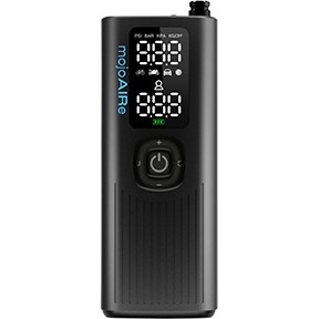MojoAIRe Portable Tire Inflator 120 PSI/2000 MAH Battery MOJO MILTON Black