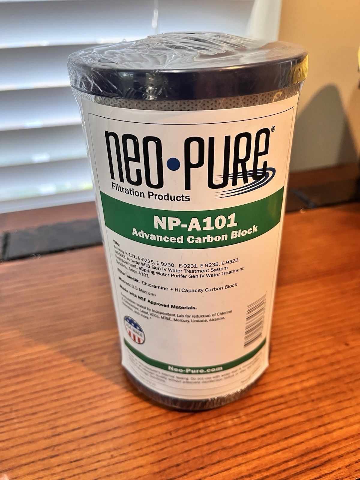 Neo-Pure NP-A101 Advanced Carbon Block Filter.