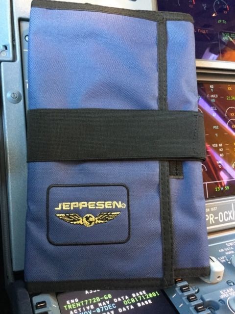 Jeppesen, VFR Tri Fold Kneeboard w/ Clipboard, p/n 10001306