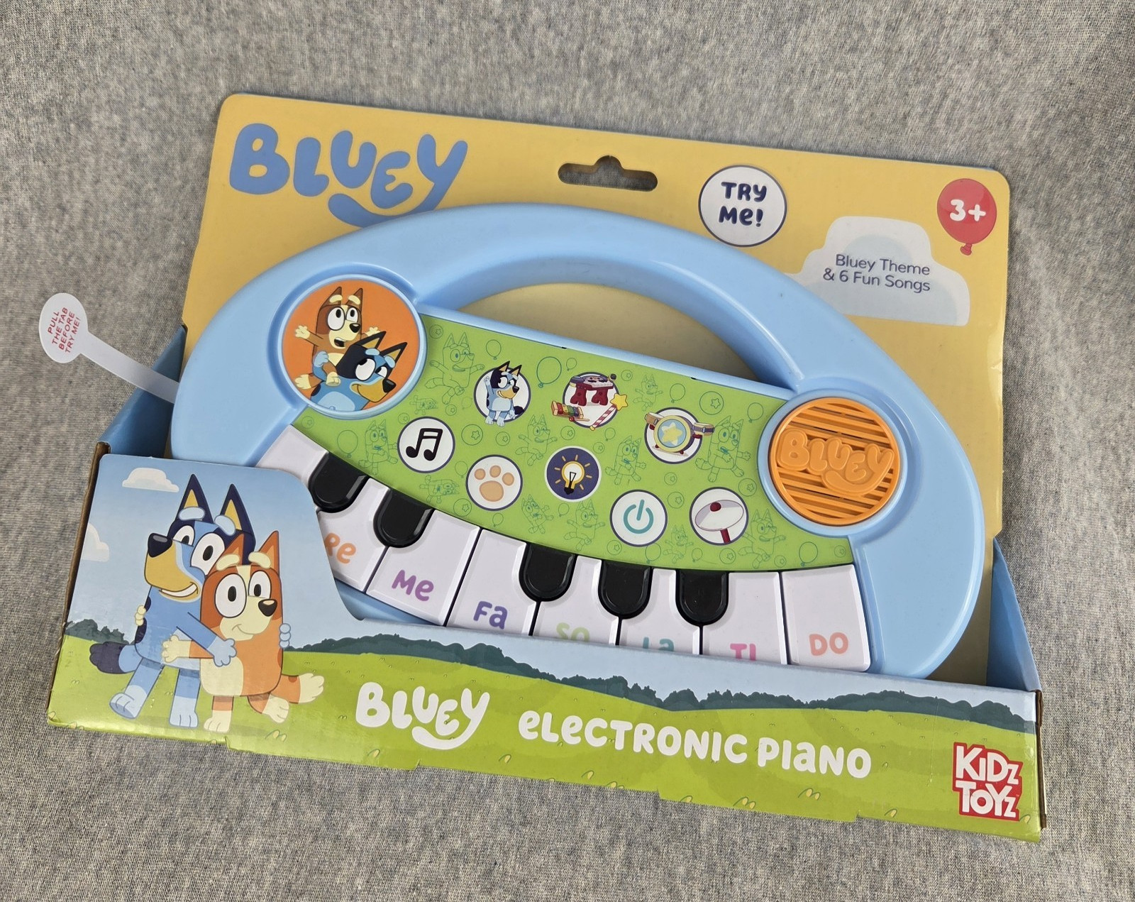 Kidz Toyz Bluey Electronic Piano Educational Toy for Ages 3+ Music & Art