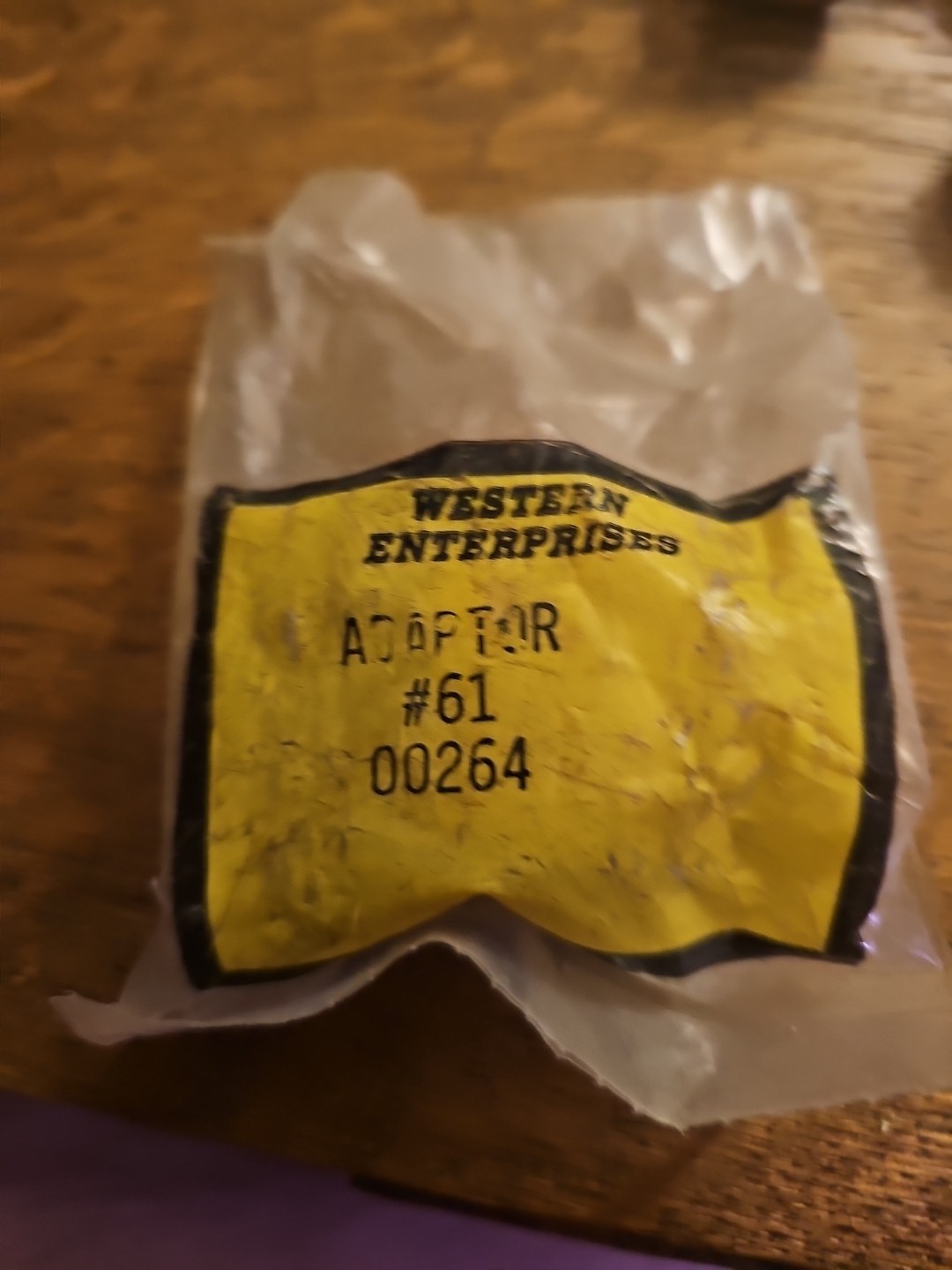 WESTERN # 61 ACETYLENE ADAPTOR