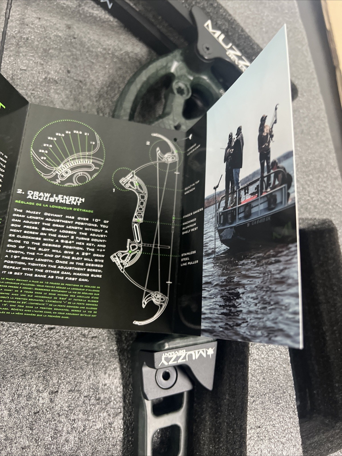 Muzzy Deviant Hybrid-Lever Cam Bowfishing Bow