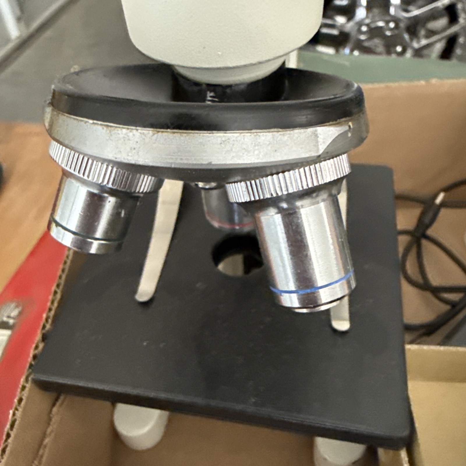 Student Microscope Set Of 2 With Extras