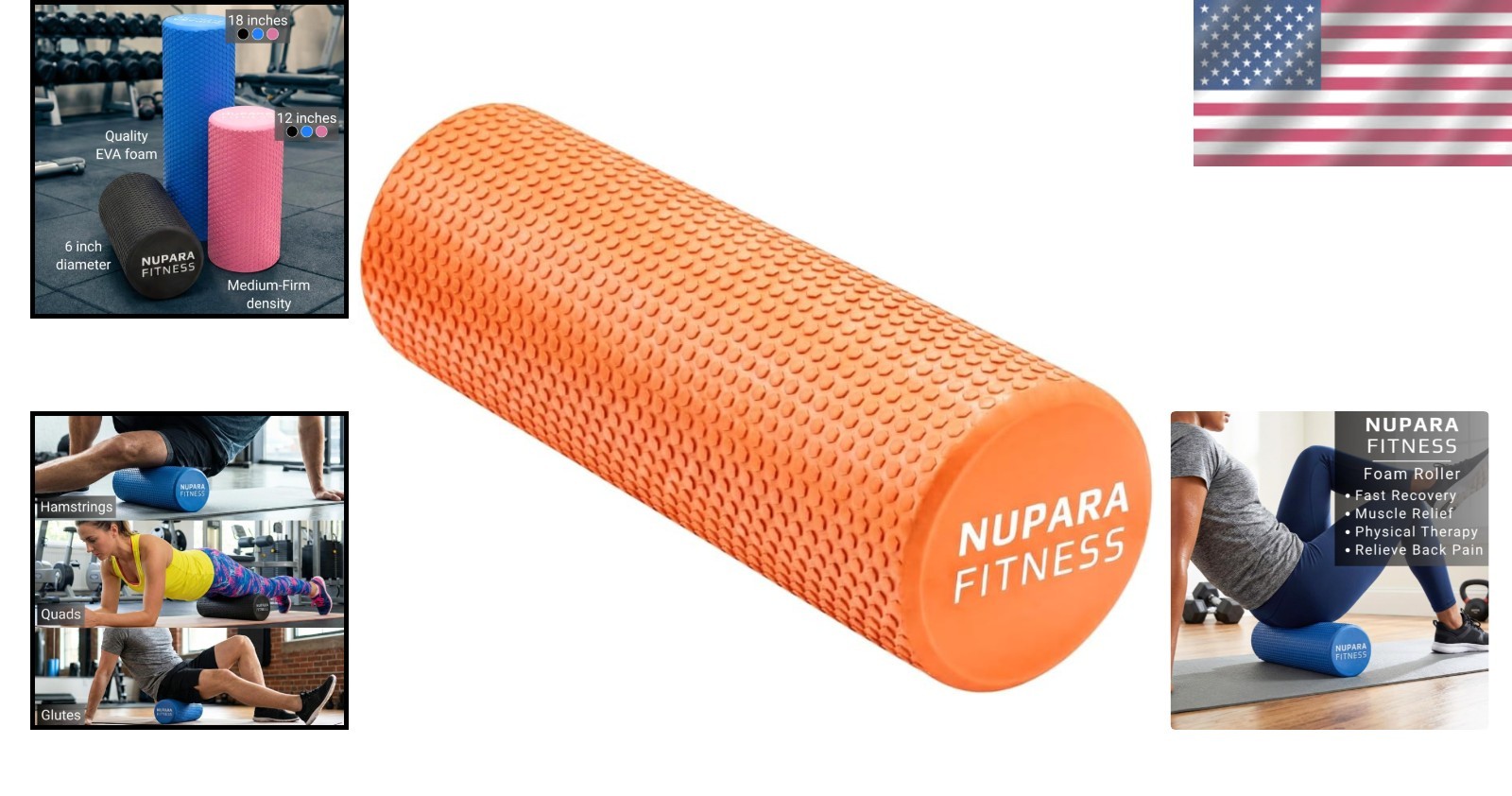 Firm Foam Roller for Deep Tissue Massage - Enhance Recovery & Flexibility