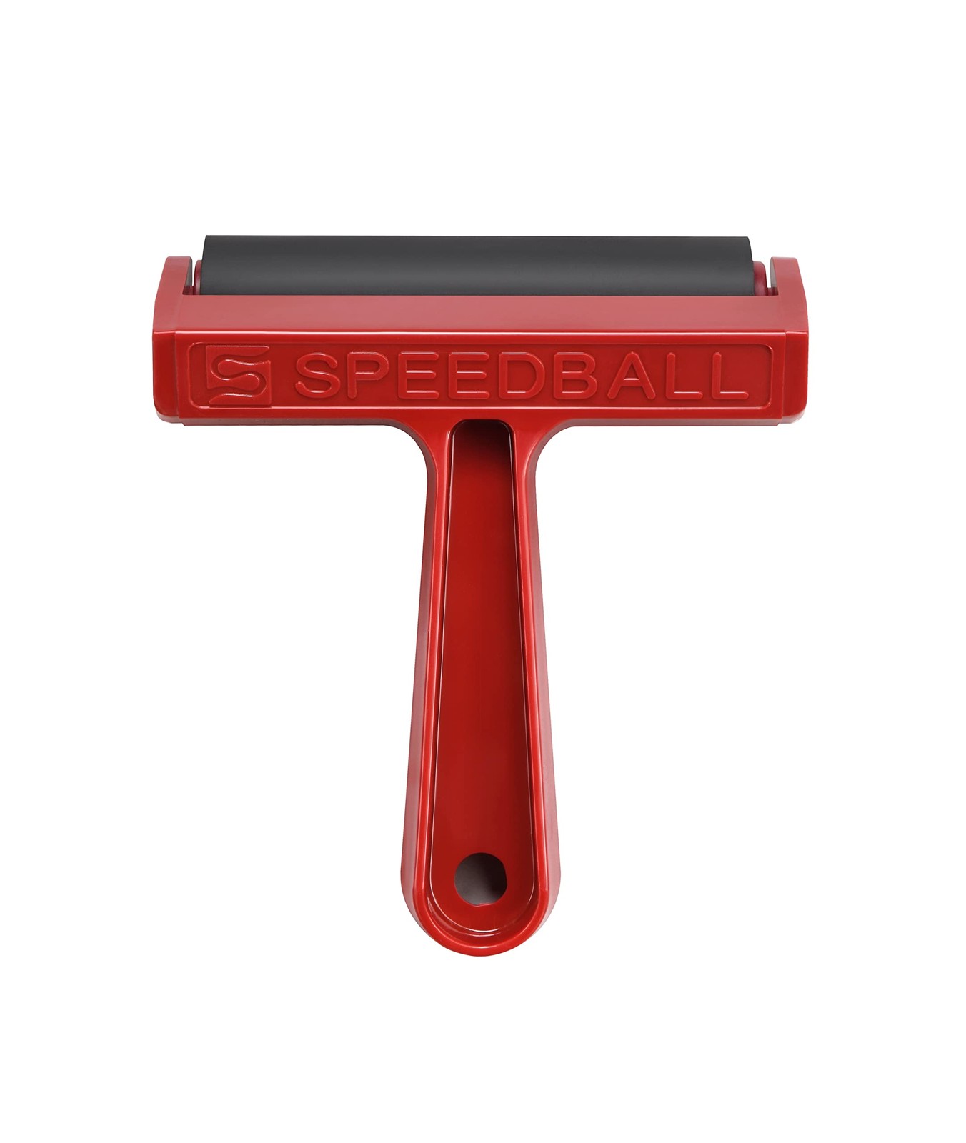 4-Inch Hard Rubber Brayer - Pop-in Roller for Block Printing, Printmaking, an...