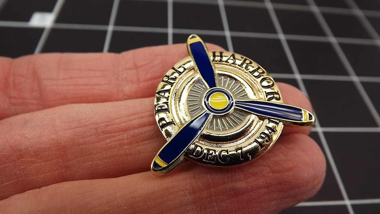 BRAND NEW Lapel Pin "WWII Pearl Harbor Air" ENAMELED LIFETIME GUARANTEE