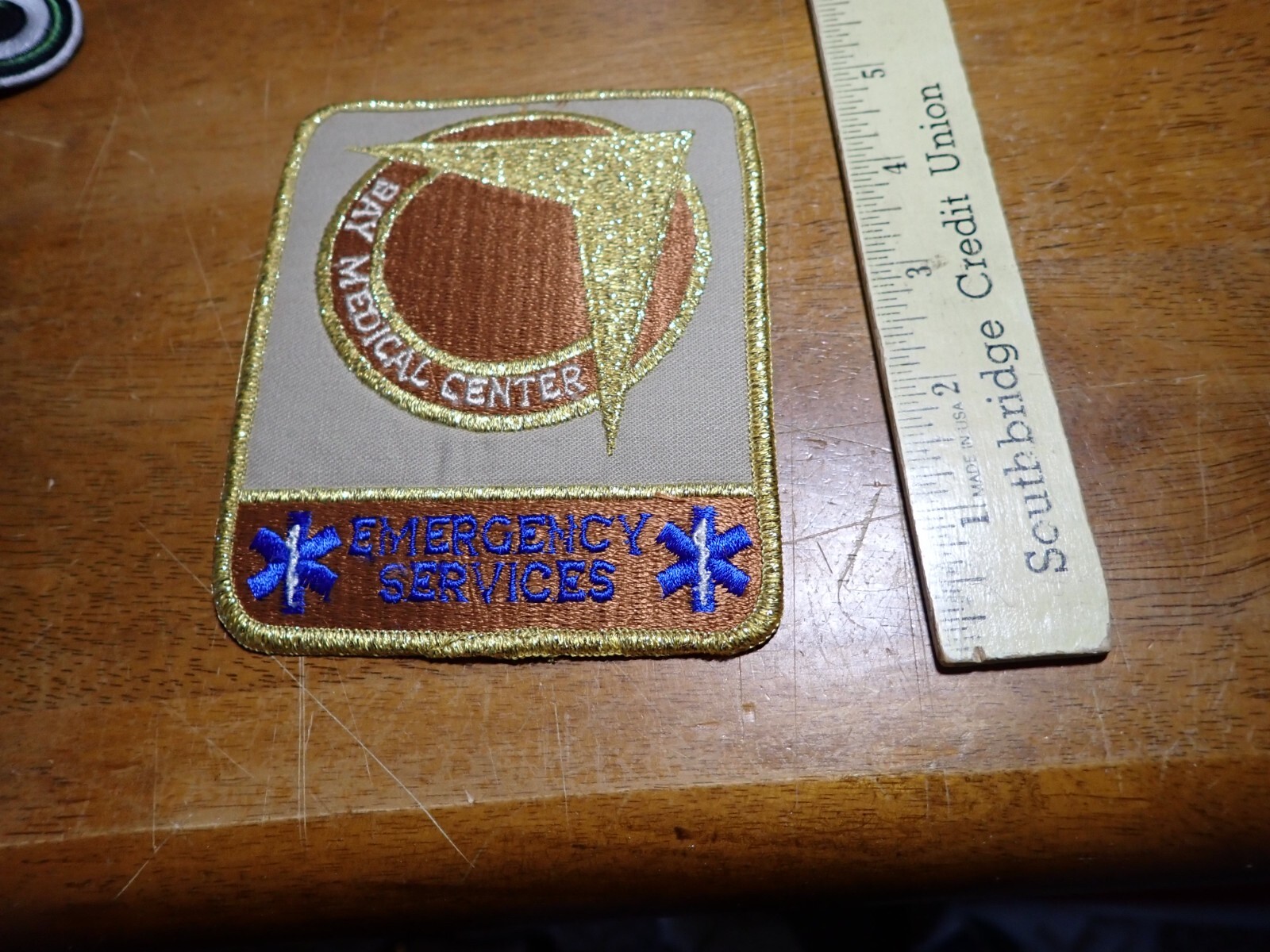 BAY MEDICAL CENTER EMERGENCY SERVICES FIRE FIGHTER PATCH BX SP#456