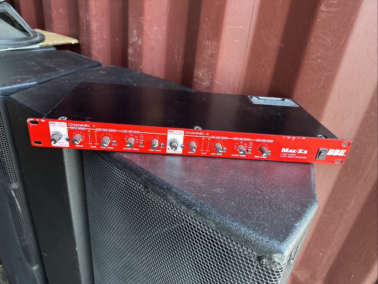 BBE Max-X3 Sonic Maximizer 2ch Audio Processor Crossover