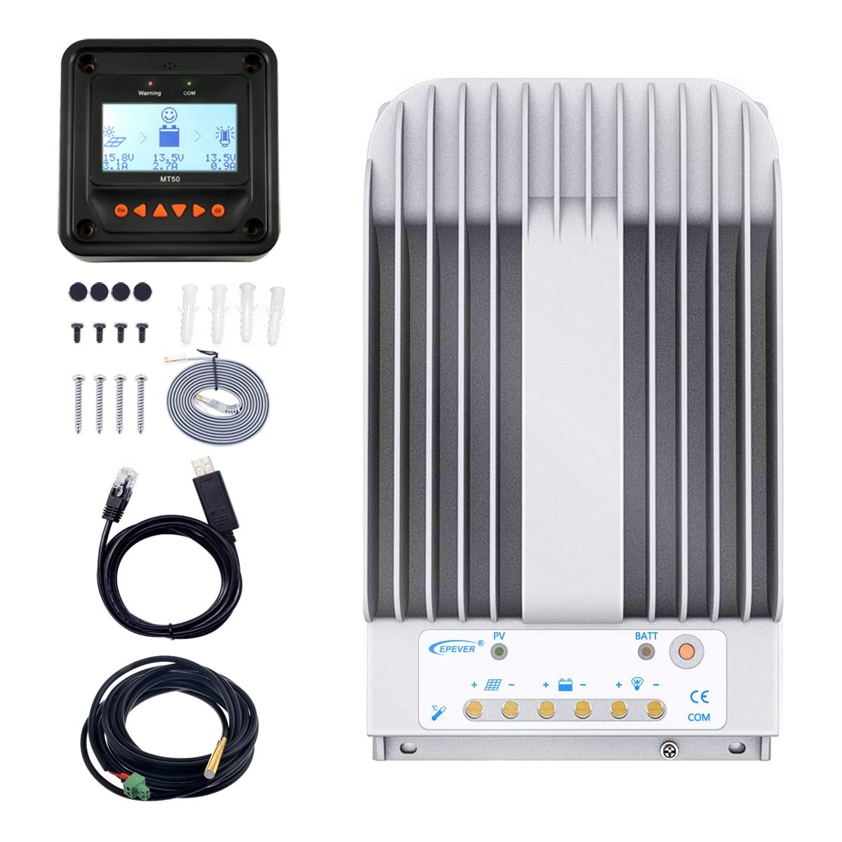Epever Mppt Solar Charge Controller 30A 12V/24V Auto Solar Panel Charge