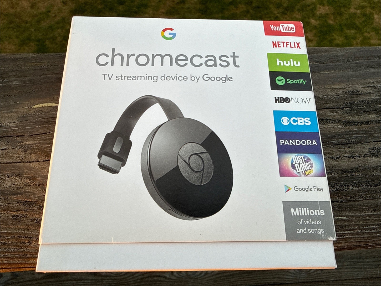 Google Chromecast 2nd Gen With Cable - Black (NC2-6A5)