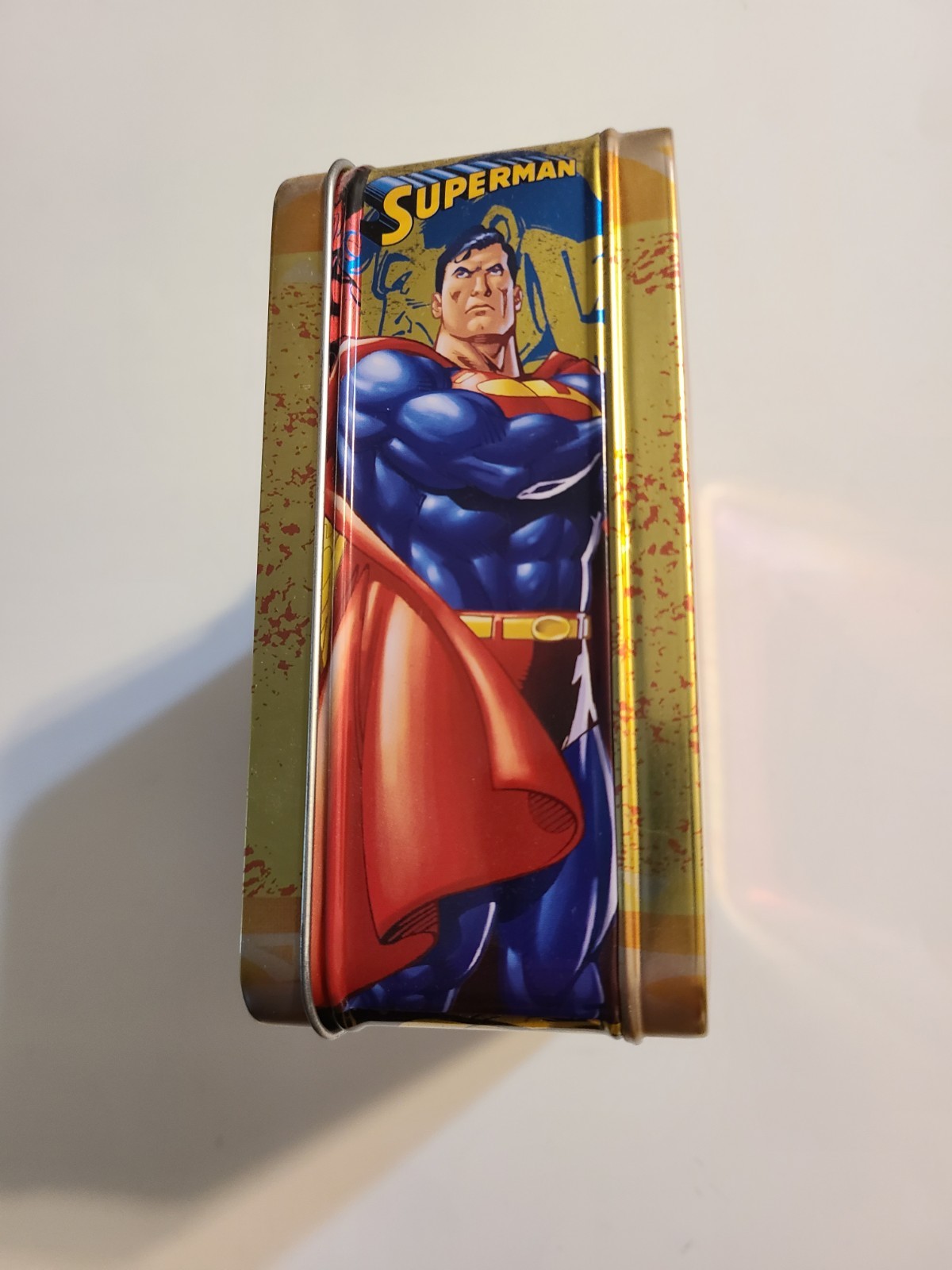 DC Comics Superman 2006 Embossed Tin Box 6"H