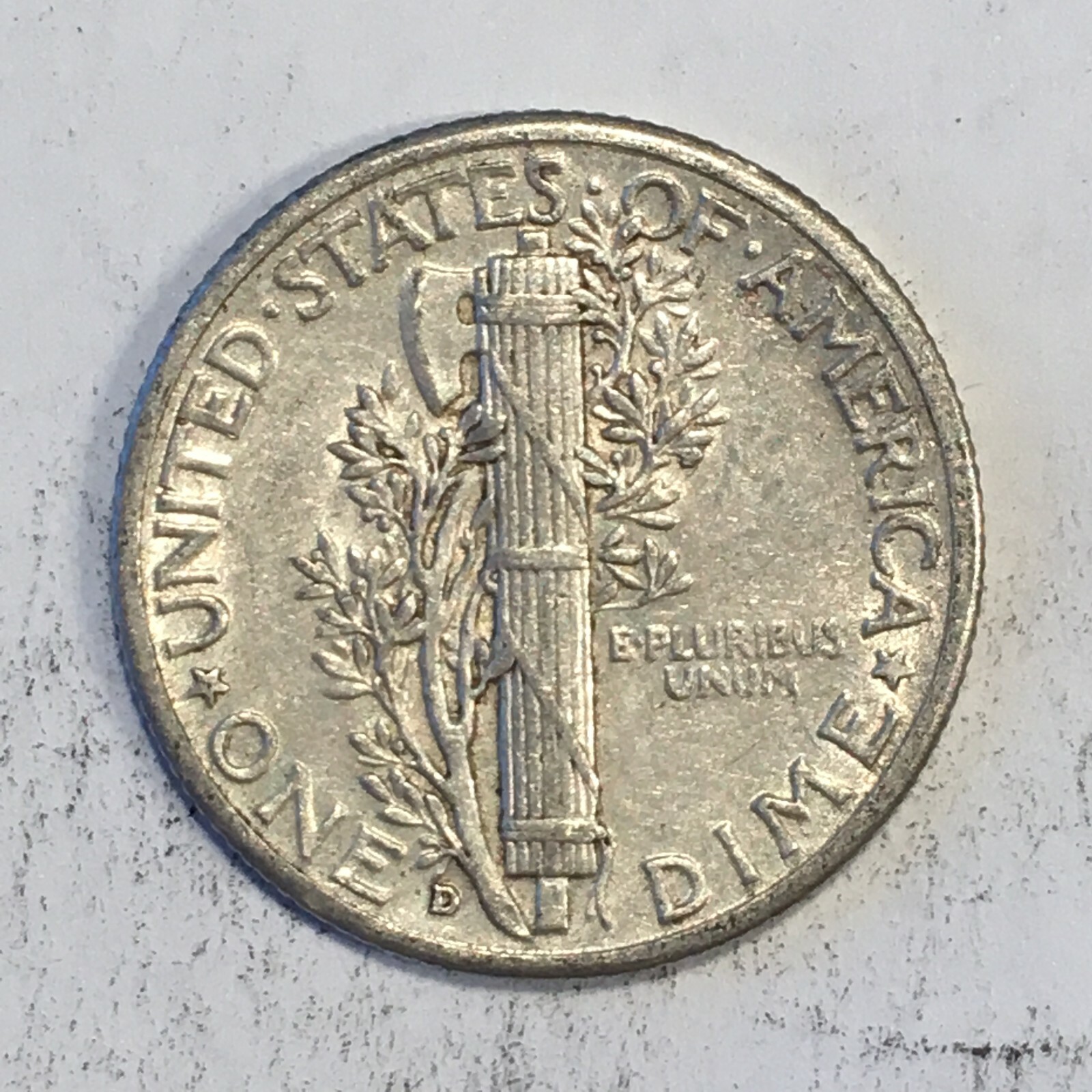 1943-D Silver Mercury Dime - High Quality Scans #L830