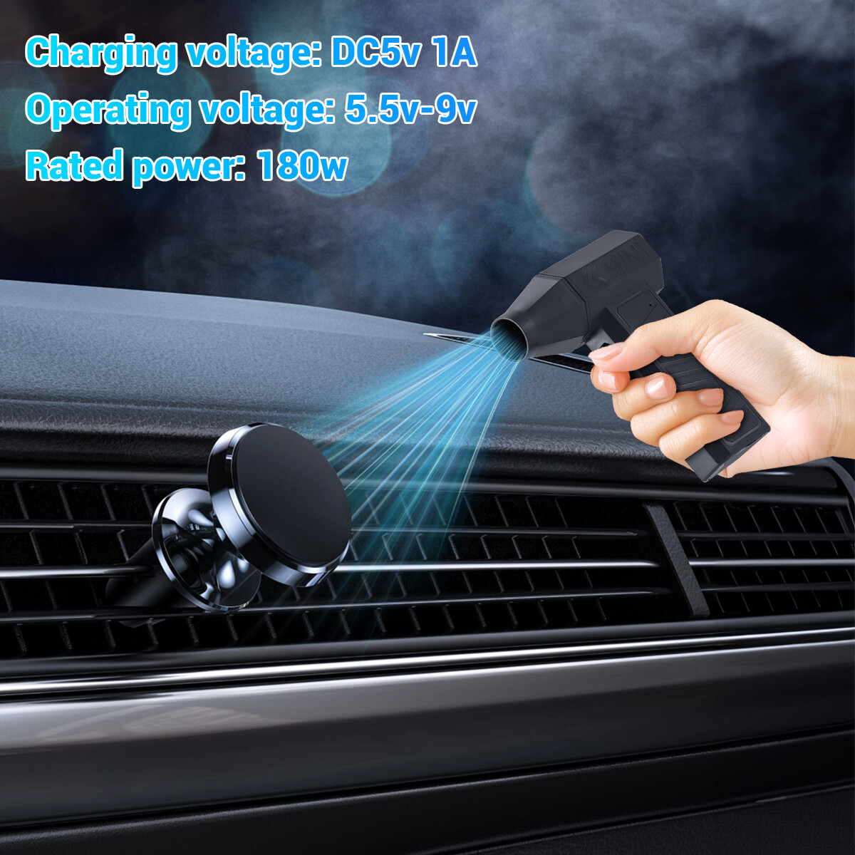 130,000 RPM Portable Mini Jet Turbo Fan Electric Air Blower Duster Cleaner US