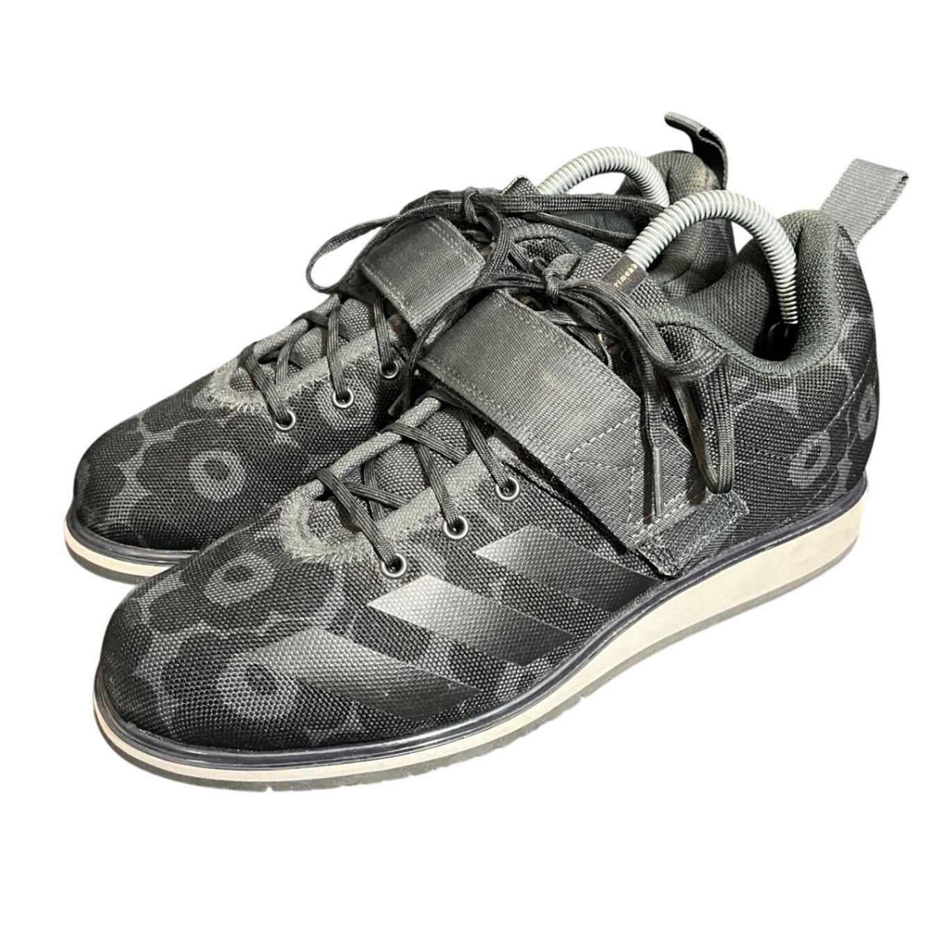 Adidas Powerlift 4 Mens 8.5 Carbon Floral Print Weightlifting Shoes GZ2868