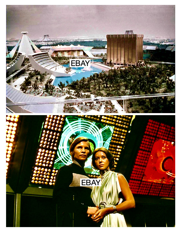 SALE: LOGAN'S RUN 1976 SCI-FI MOVIE PHOTOS LOT #2 (2) MICHAEL YORK JENNY AGUTTER