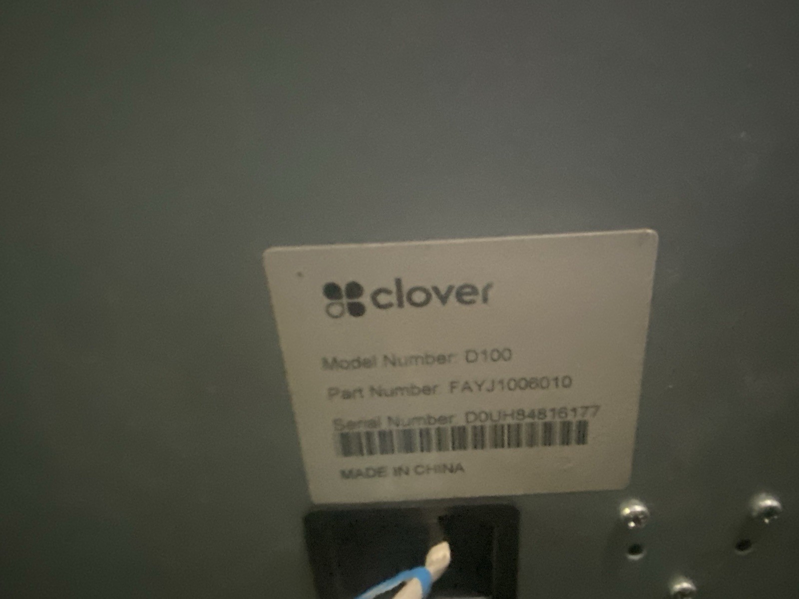 Clover Mini POS System Touchscreen Terminal with Cash Drawer, Customer Display