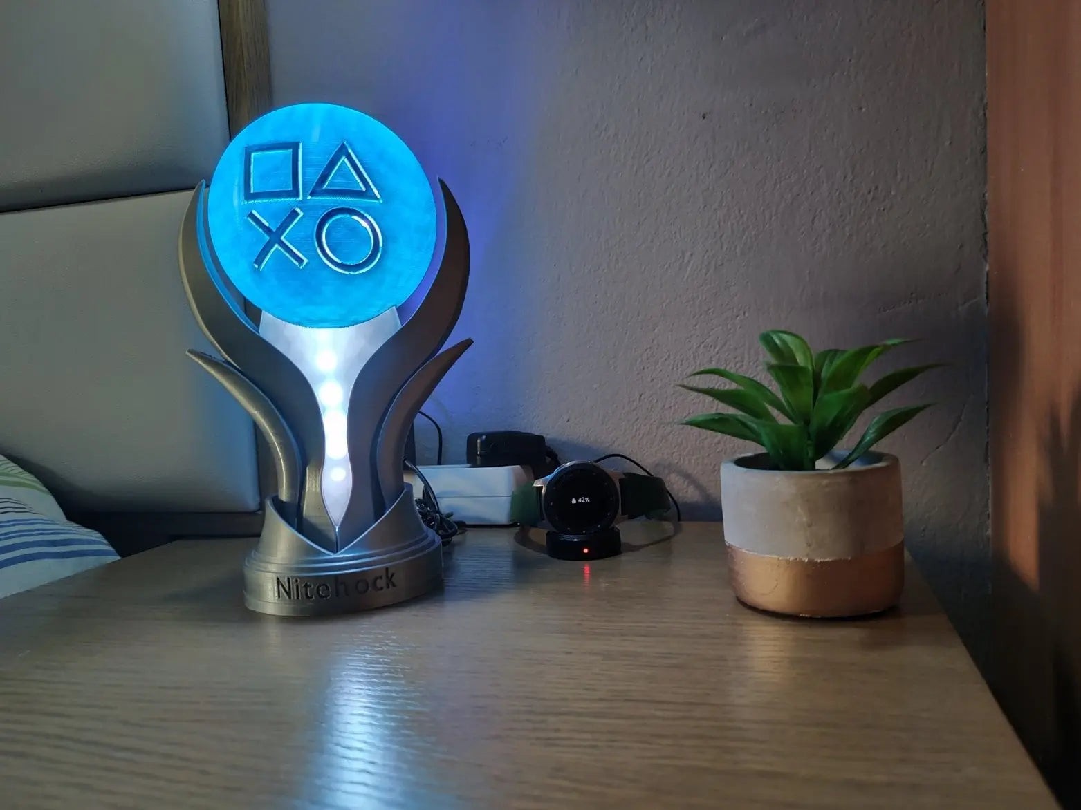 PS5 Platinum Trophy LED Light Lamp - RGB Version