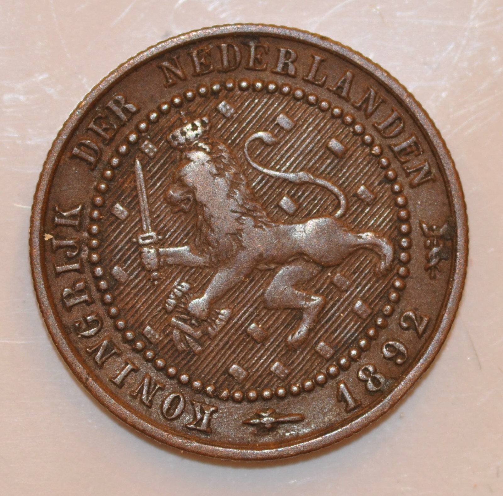 1892 One Cent Netherlands