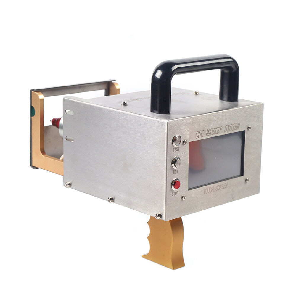 Portable Dot Peen Marking Machine Metal VIN Code Engraving Printer Touch Screen
