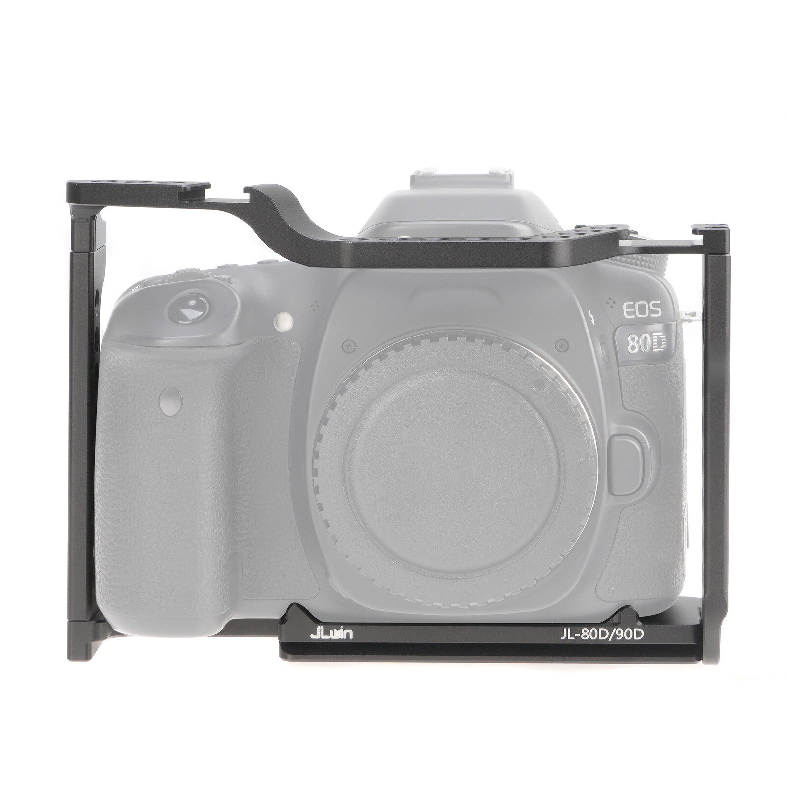 Camera Cage ARRI 3/8"-16 & 1/4"-20 Locating Hole for Canon EOS 70D 80D 90D Arca