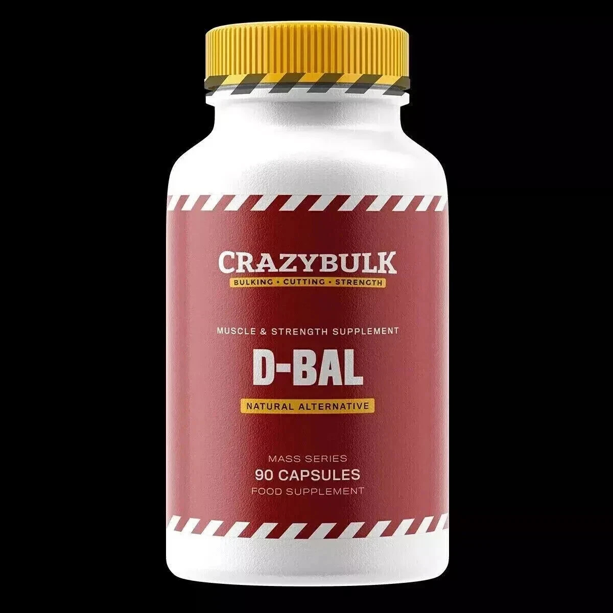 CrazyBulk D-BAL Muscle Builder Strength Gain Crazy Bulk 90 Capsules Pack of 1