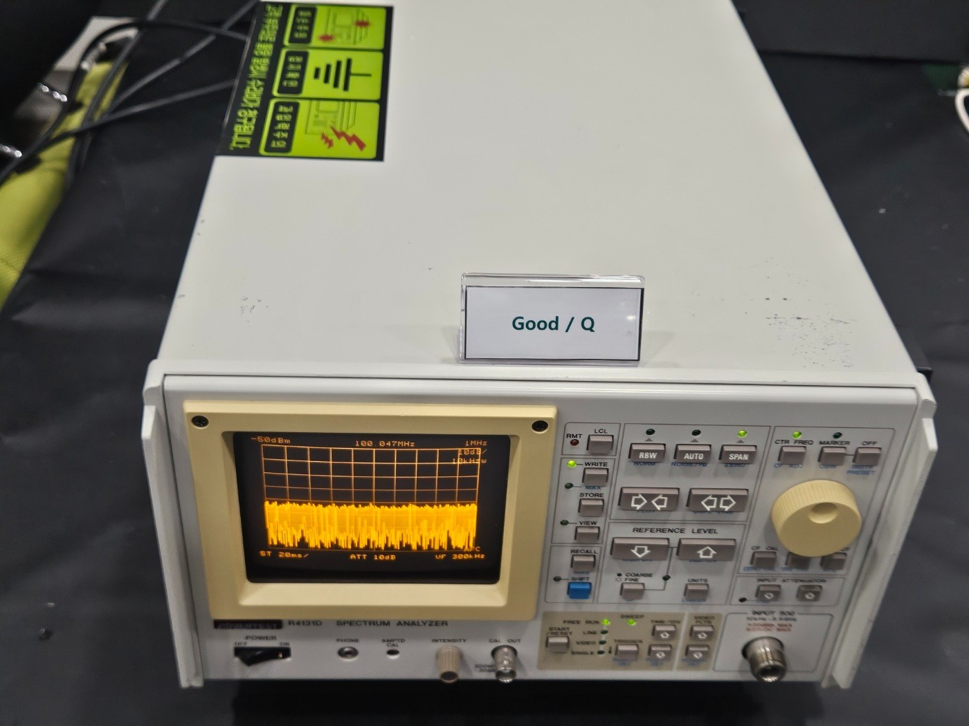 Advantest  R4131D 3.5GHz Spectrum Analyzer (0175) Q