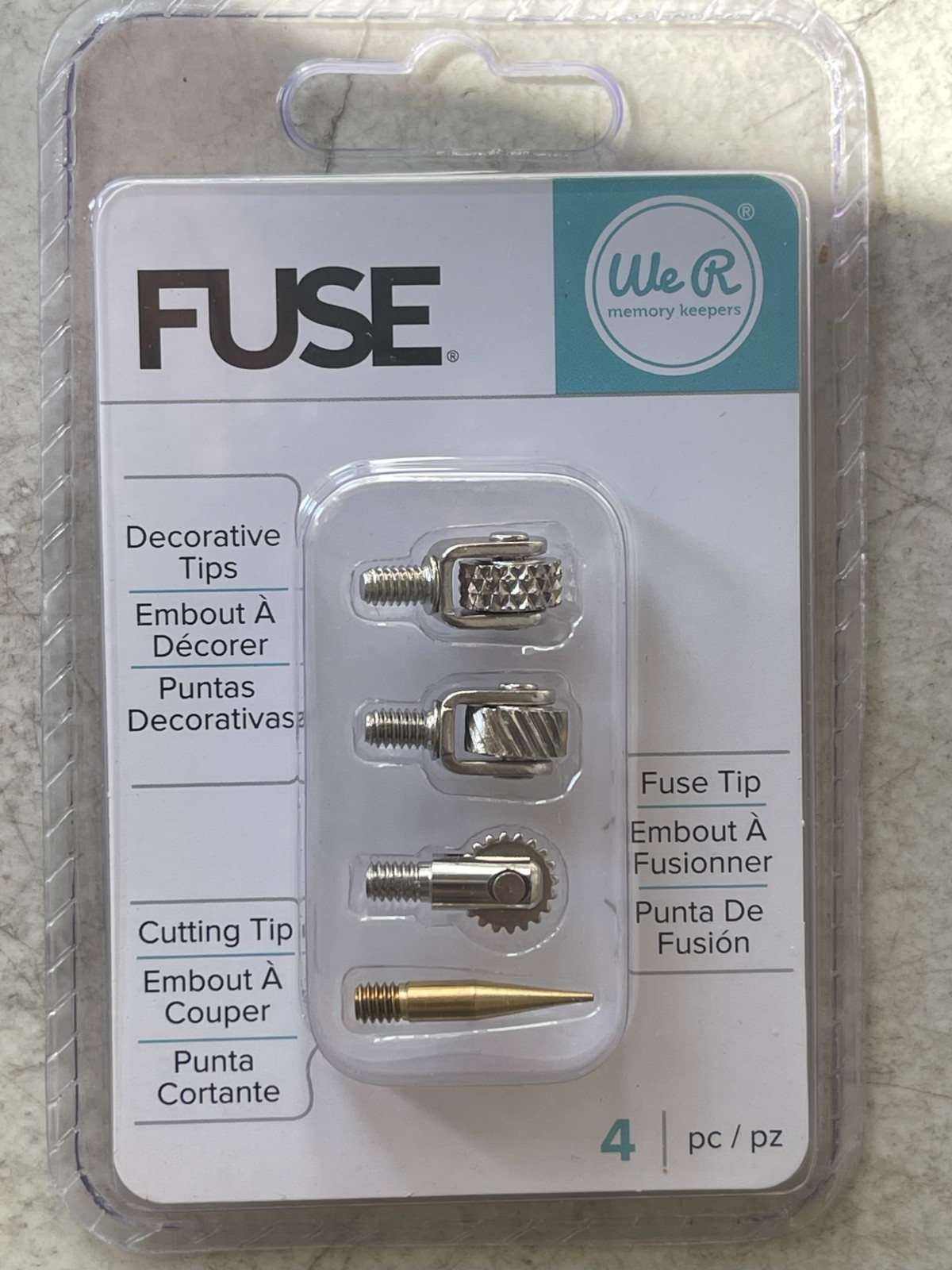 We R Memory Keepers FUSE Tool Decorative & Cutting Tips Accessory Pack 660870
